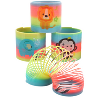 Sprężyna tęczowa zabawka edukacyjna dla dzieci zwierzęta sensoryczna