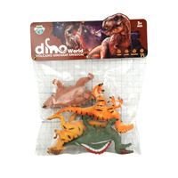 Figurka Dinozaur w Folii Realistyczna Zabawka dla Dzieci Edukacyjna