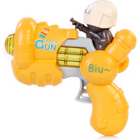 INTERAKTYWNY PISTOLET BROŃ ŚWIATŁO DŹWIĘK 