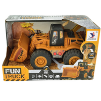 SPYCHACZ DLA DZIECI NA BATERIE POJAZD BUDOWLANY ŚWIATŁO DŹWIĘK NA PREZENT