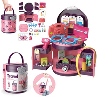 Zestaw Toaletka Kuferek Piękności Dla Dzieci Interaktywny Zabawka