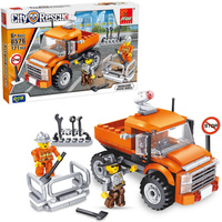 Klocki Auto Roboty Drogowe El. 171 Zestaw Konstrukcyjny Dla Dzieci Prezent