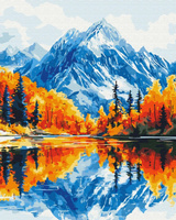 Malowanie po numerach BRUSHME 40x50 cm Jesień w górach