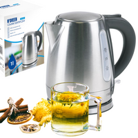 CZAJNIK ELEKTRYCZNY INOX MOCNY DUŻY SZYBKI STALOWY