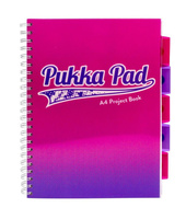 Kołozeszyt Pukka Pad A4 Fusion Project Book różowy