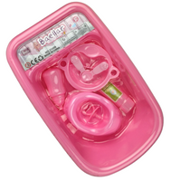 WANIENKA DLA LALEK ZESTAW AKCESORIÓW DO KĄPIELI BUTELKA NOCNIK ZABAWKA