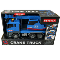 DŹWIG ZABAWKA DLA DZIECI CIĘŻARÓWKA ŚWIECĄCA DŹWIĘKOWA POJAZD PREZENT