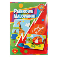 Malowanka piaskowa żyrafa żółw