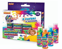 Magiczne malowanie 4x60ml farbki Dumel