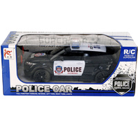 Samochód Policyjny Zdalnie Sterowany RC Światła Dźwięki Prezent Dla Dzieci