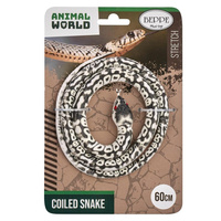 Wąż gumowy szaro-biały 60cm Beppe