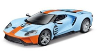 Race 2019 Ford Gt Heritage 9 light blue BBURAGO BBurago
