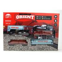 Kolejka elektryczna Orient składana zestaw pociąg tor 280 cm zabawka