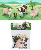 ZWIERZĘTA DOMOWE 4 SZTUK FIGURKI ZESTAW EDUKACYJNY DLA DZIECI