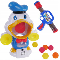 Strzelanie Do Celu Kaczka Strzelnicza Traf W Kaczkę Zestaw Pistolet Piłki