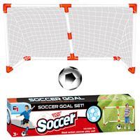 Bramka do gry 138 cm z piłką zestaw sportowy dla dzieci dom ogród