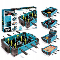 ZESTAW 5W1 PIŁKARZYKI KOSZYKÓWKA PING PONG HOKEJ