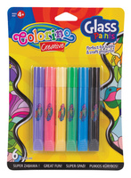 Colorino farby do szkła, witrażowe 6 kolorów x 10,5ml