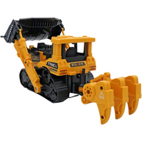 KOPARKA SPYCHACZ GĄSIENICOWY POJAZD BUDOWLANY DLA DZIECI 26CM PREZENT
