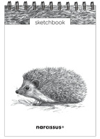 Szkicownik A5 Jeż pion na spirali 60k