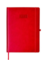 Kalendarz 2026 A4 Elegance dzienny V6 czerwony K-A4D