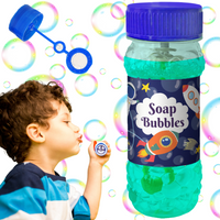 Bańki Mydlane Kosmiczne Magiczne Motyw Kosmos Płyn Zestaw Tworzenie 145 ml