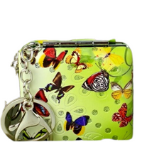 Lusterko kosmetyczne składane przenośne eleganckie do makijażu torebki