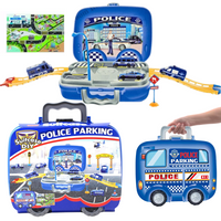 Zestaw Policyjny Policja Walizka Pojazdy Mapa Tor Parking Znaki 22Ele