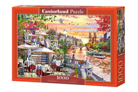 Puzzle 1000 Romantic City Sunset Castorland