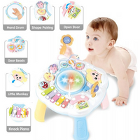 STOLIK EDUKACYJNY MUZYCZNY ŚWIATŁO DŹWIĘK ZWIERZAK