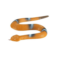 Wąż gumowy grzechoczący zabawka 6 wzorów realistyczny dla dzieci