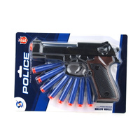 Pistolet na strzałki zabawka blister bezpieczny dla dzieci strzela daleko