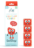 Kostki sensoryczne świecące w wodzie Sammy czerwony