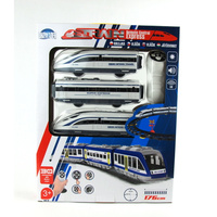 Kolejka elektryczna na pilota zabawka interaktywna dla dzieci