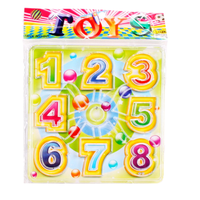 GRA ZRĘCZNOŚCIOWA LABIRYNT CYFRY DLA DZIECI NAUKA LICZENIA UKŁADANKA KOLORY