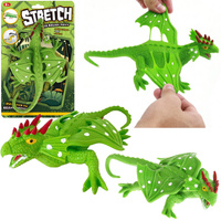 Zabawka Antystresowa do Rozciągania DINOZAUR GUMOWY SMOK ZIELONY GNIOTEK