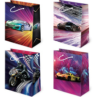 Torebki prezentowe T4-112 Samochody motor 10 sztuk