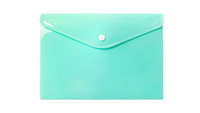 Teczka A5 kopertowa PP pastel zielony