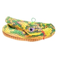 Wąż Złoty Długi Ozdobny Dekoracja Wnętrz Prezent Unikalny Design