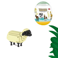 Klocki konstrukcyjne mini zwierzęta edukacyjne zestaw kreatywny dla dzieci