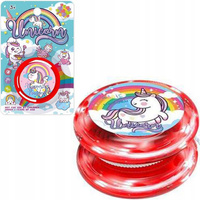 JOJO LED JEDNOROŻEC GRA ZRĘCZNOŚCIOWA YOYO ŚWIECĄCE ZABAWKA DLA DZIECI