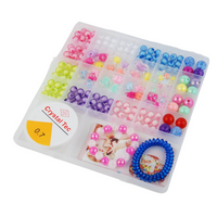 Koraliki do tworzenia biżuterii zestaw DIY dla dzieci kreatywna zabawa