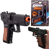 PISTOLET METALOWY NA SPŁONKĘ CZARNY