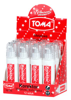 Paczka korektor w pisaku 17ml 12szt.
