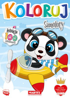 Samoloty. Koloruj
