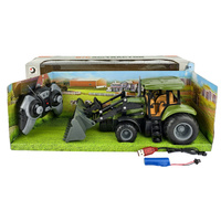 Spychacz Zdalnie Sterowany RC Na Radio Dla Dzieci Światła Dźwięki Prezent