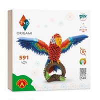 Origami 3D Papuga