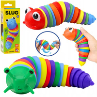 GĄSIENICA ŚLIMAK ZABAWKA ANTYSTRESOWA SENSORYCZNA KOLOROWA DLA DZIECI 