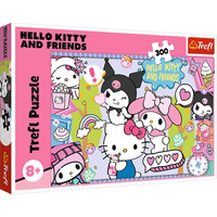 Puzzle 300 Szalone Trio Hello Kitty 23039