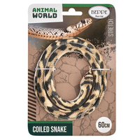 Wąż gumowy beżowo-brązowy 60cm Beppe